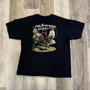 Las Vegas Rodeo Graphic T-shirt Black
